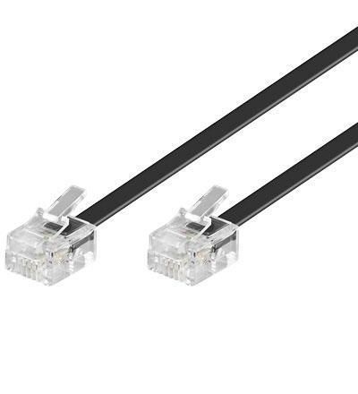 Cavo telefonico RJ11 Modulare 6P4C 6 mt