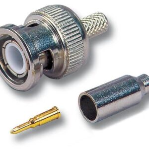 Connettore BNC MASC.a crimpare per RG58