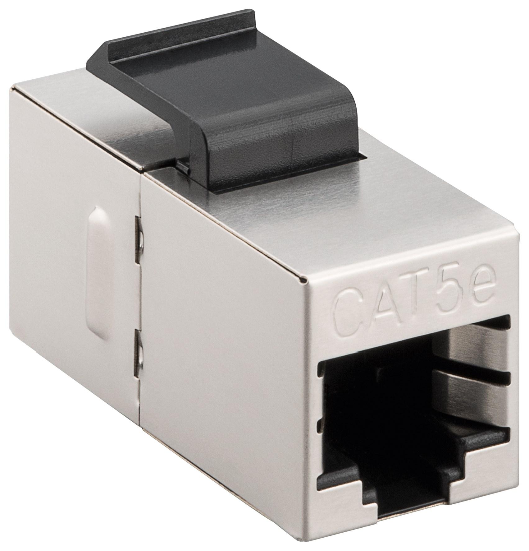 Frutto Keystone RJ45 Cat5e F/F FTP Schermato