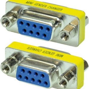 Mini Gender Changer Standard DB 9 poli F/F