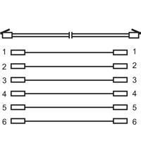 Cavo telefonico RJ12 Modulare 6P6C 6 mt - immagine 2