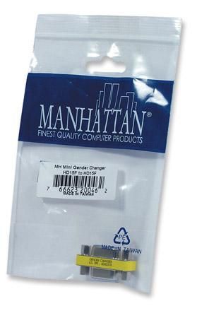 Mini Gender Changer VGA DB 15 poli HD M/M - immagine 2