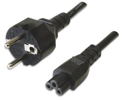Cavo alimentazione C5 F a Schuko 1,8 mt nero