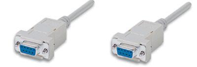 Cavo Pc/Pc Null Modem Cavo AT, AT cross over DB 9p. F/F 5 m