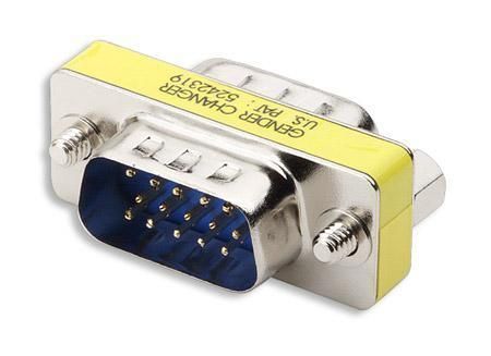 Mini Gender Changer VGA DB 15 poli HD M/M - immagine 4