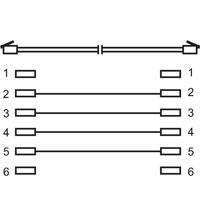 Cavo telefonico RJ11 Modulare 6P4C 6 mt - immagine 2