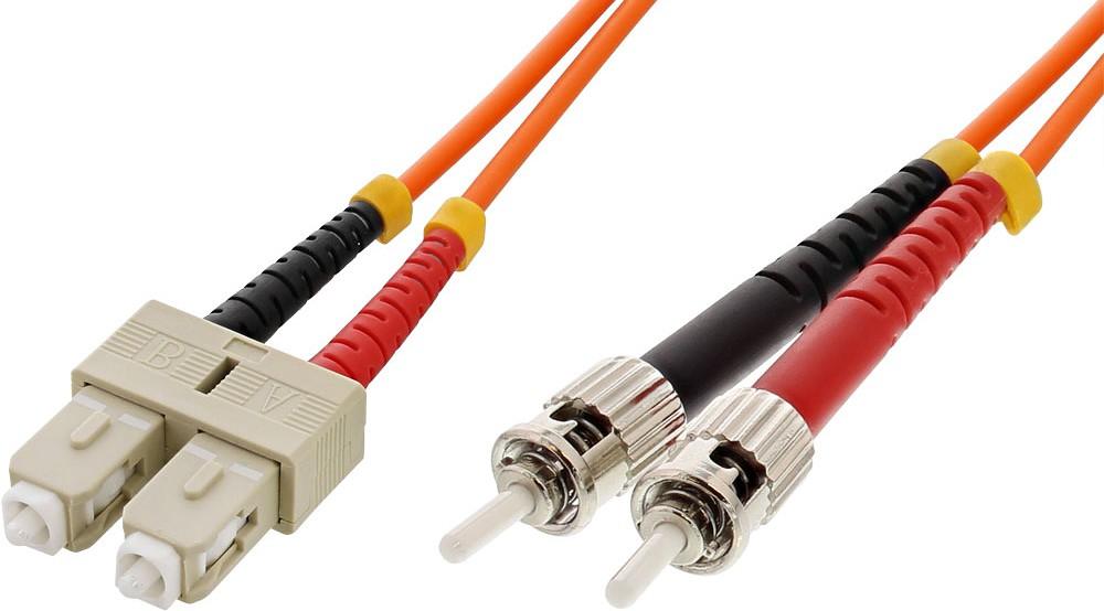 Cavo Fibra Ottica SC/ST 62,5/125 Multimodale 3 m OM1